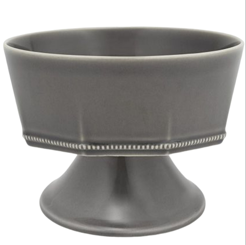 2 Arhaus Avignon Grey Pedestal Bowls